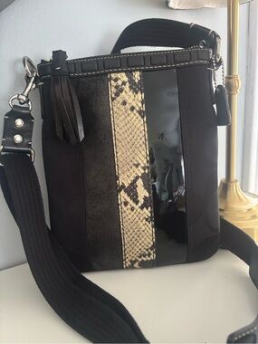 Coach Hampton swing back multi fabric vintage Y2K rare